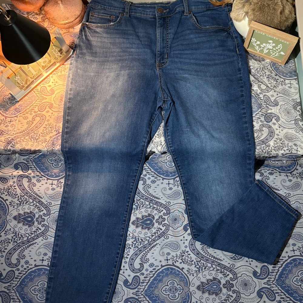 Terra & Sky Men's Dark Blue Skinny Jeans